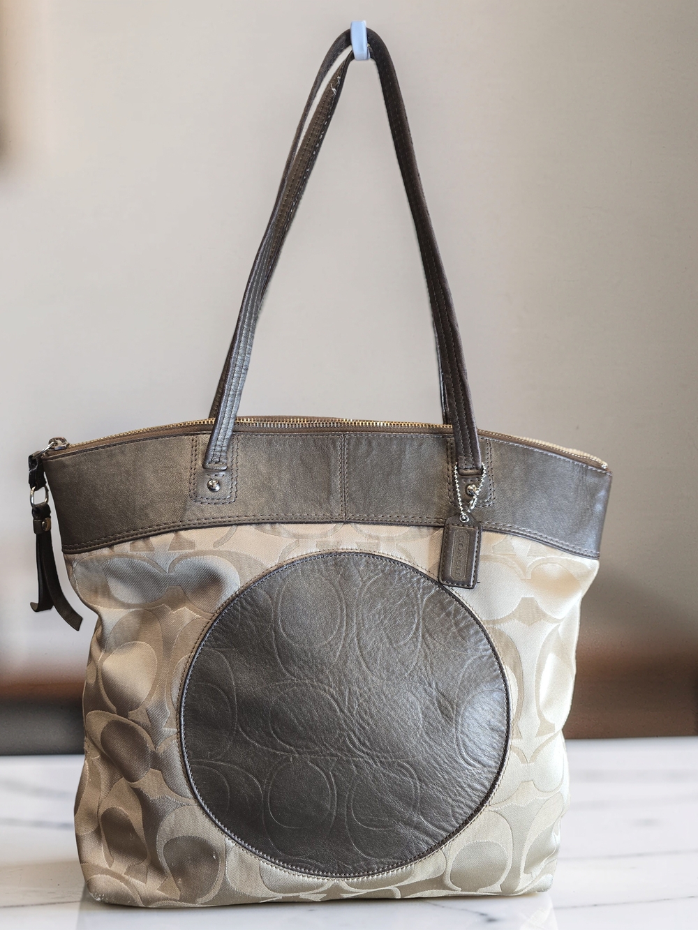 Coach Laura Signature Large Tote Bag